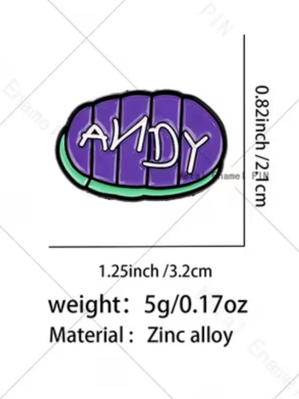 1$ Add On⭐Andy- Buzz Lightyear's Shoe Pin - Picture 2 of 2